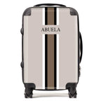 ABUELA BEIGE STRIPE LUGGAGE