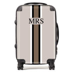 MRS BEIGE STRIPE LUGGAGE