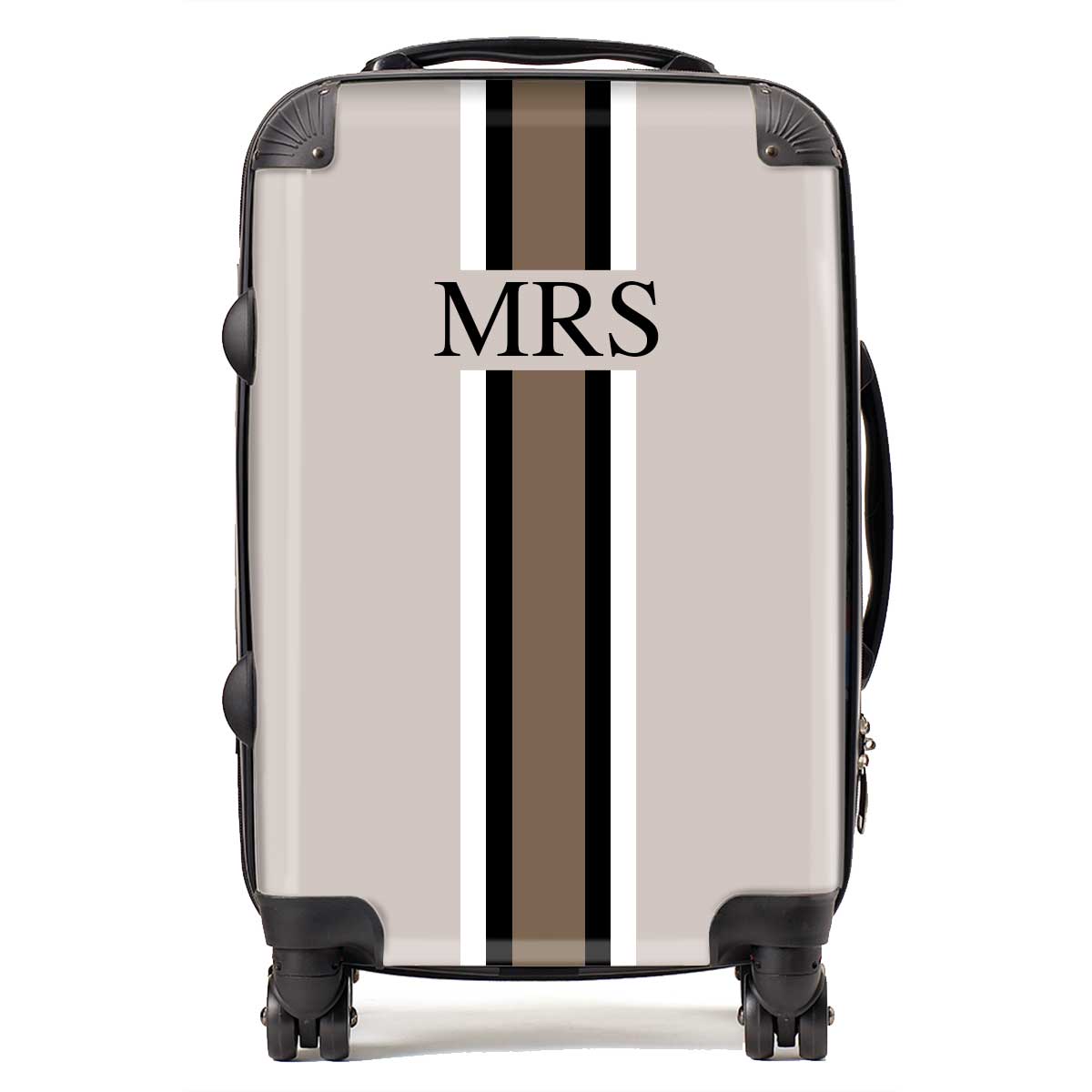 MRS BEIGE STRIPE LUGGAGE