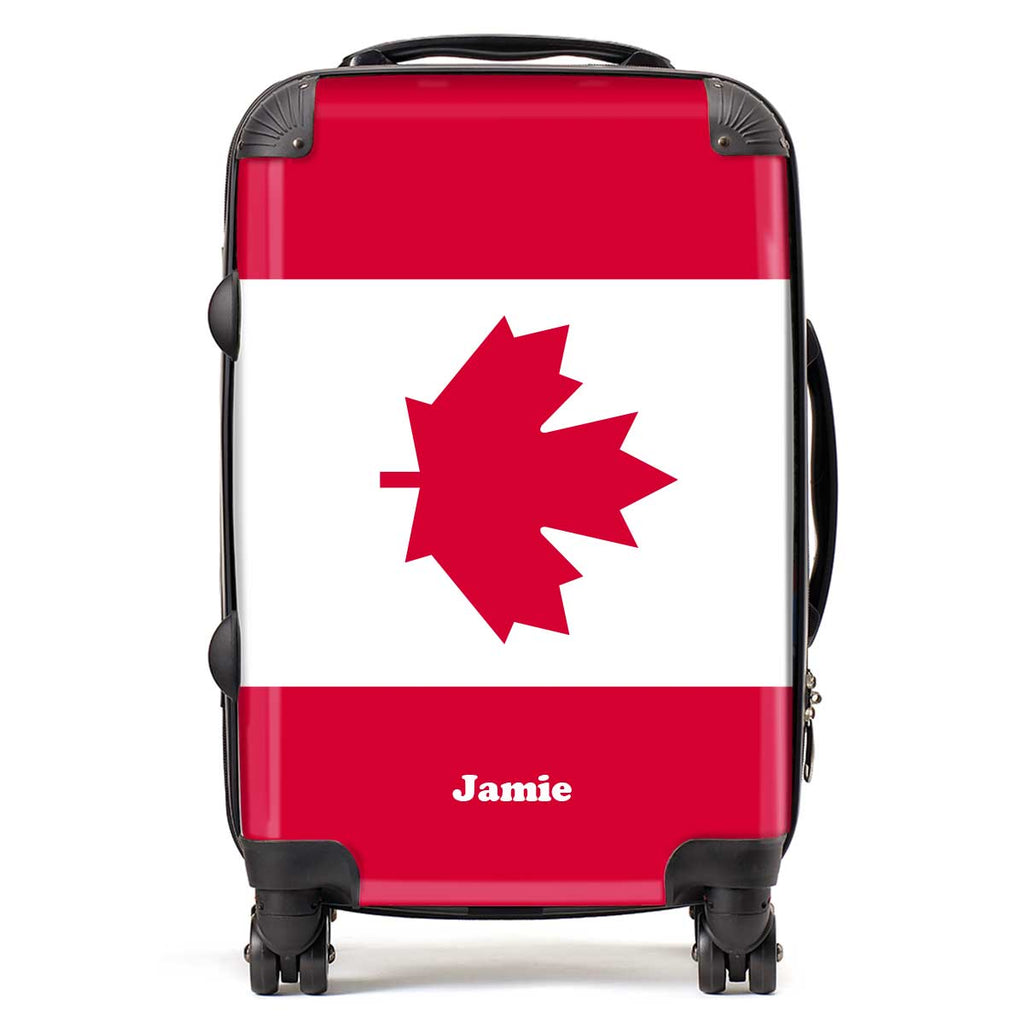 CANADA RED FLAG NAME LUGGAGE