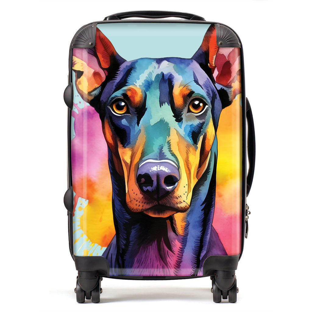 Doberman Logo Luggage