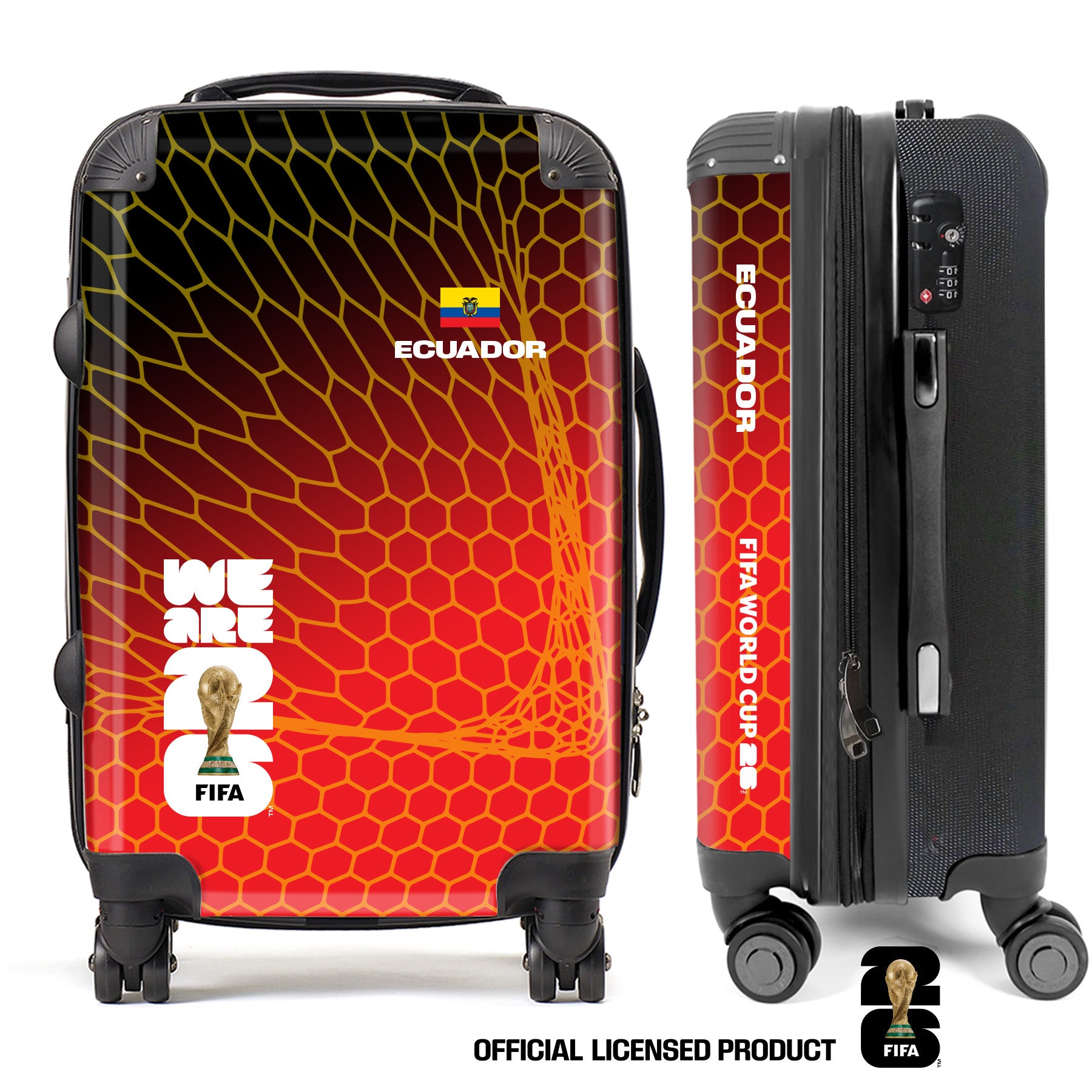 Ecuador3 FIFA World Cup 26™ Suitcase – Official Licensed Product