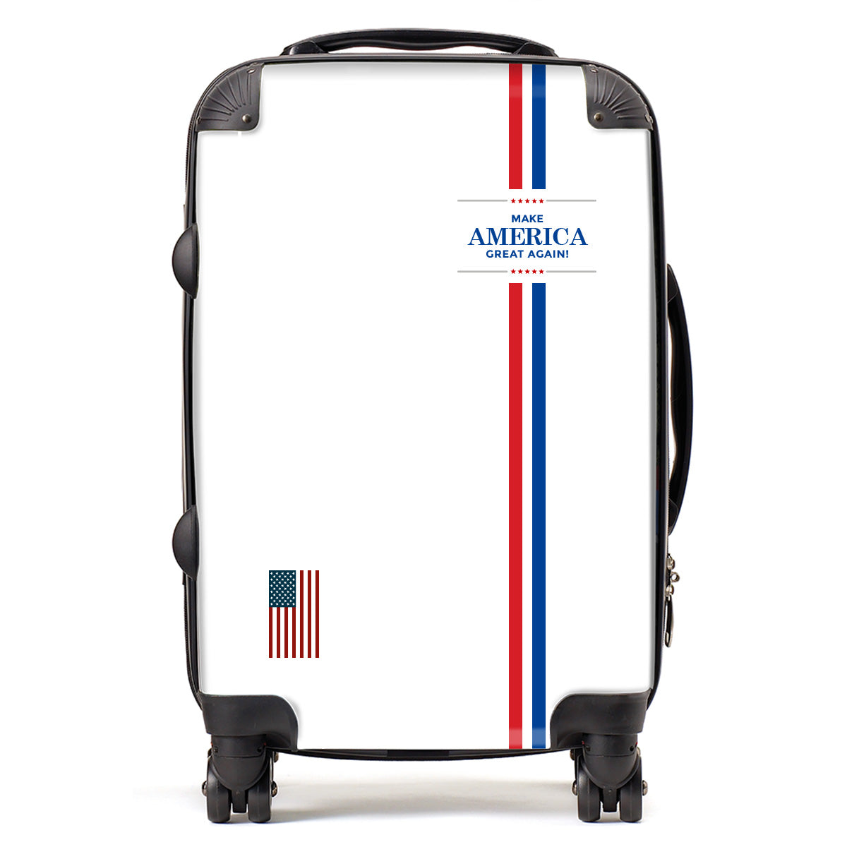 Make America Great Again White Stripe Luggage