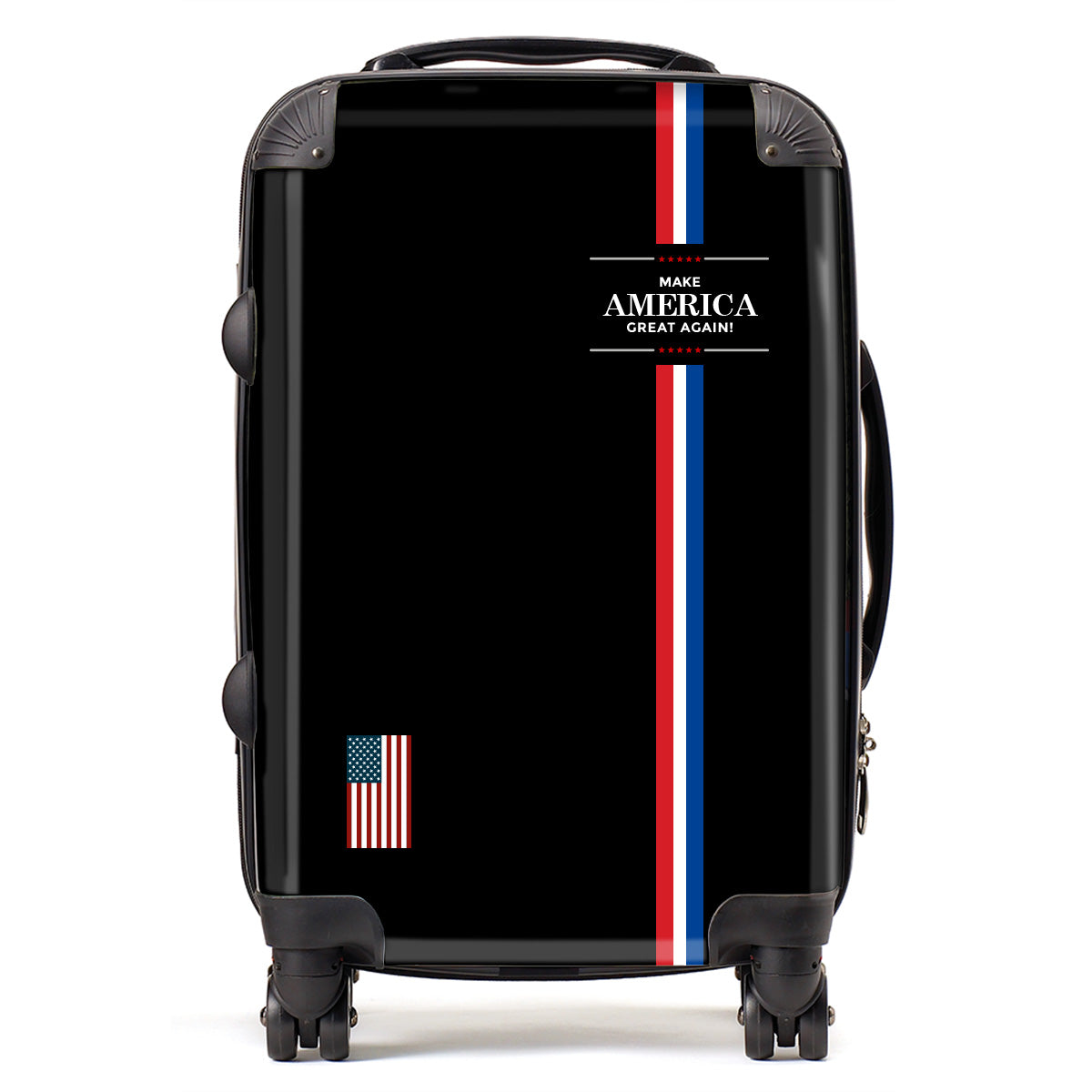 Make America Great Again Black Stripe Luggage