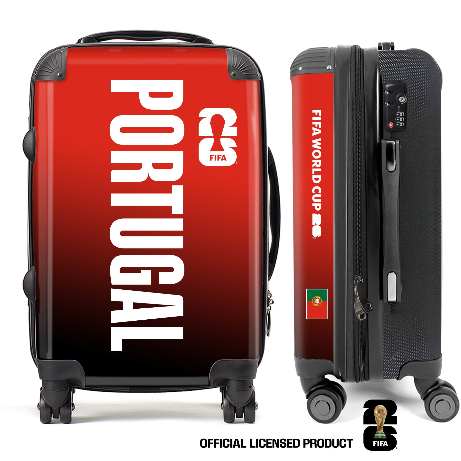 Portugal3 FIFA World Cup 26™ Suitcase – Official Licensed Product