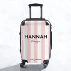 Personalised Bloom Stripe Suitcase