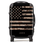 USA MILITARY FLAG NAME LUGGAGE