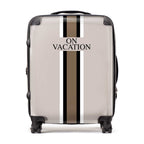 ON VACATION BEIGE STRIPE LUGGAGE