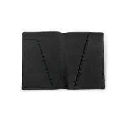 Black Passport Holder & Luggage Tag Gift Set